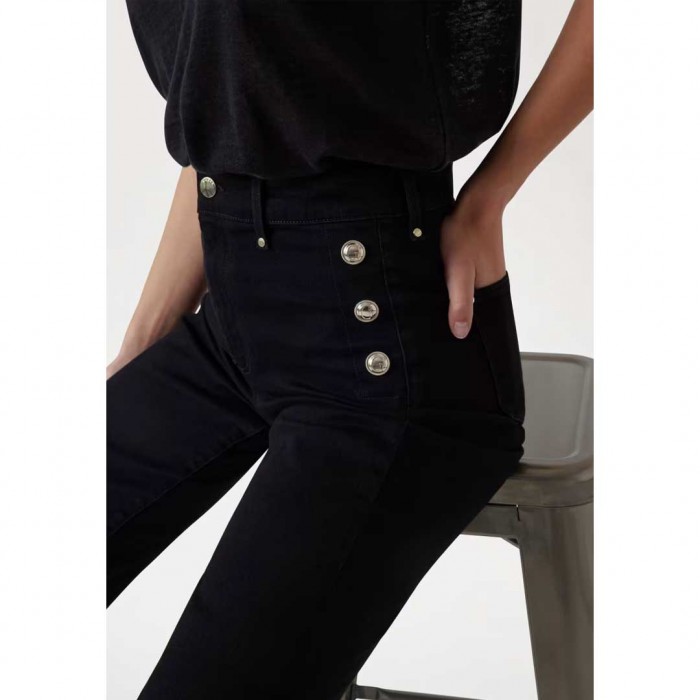 GUESS WOMAN JEAN FLARE BLACK