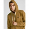 JACK & JONES LOOPBACK ZIP HOODIE BROWN / RUBBER