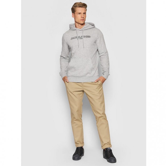 JACK&JONES Μπλούζα Bank 12192093 Γκρι Regular Fit