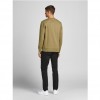 JACK & JONES JORJERRY SWEAT CREW NECK FST ΧΑΚΙ