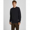 JACK & JONES JEORGANIC BASIC SWEAT CREW NECK NOOS BLACK