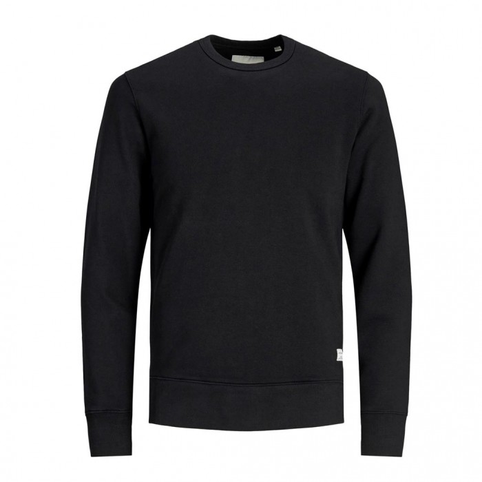 JACK & JONES JEORGANIC BASIC SWEAT CREW NECK NOOS BLACK