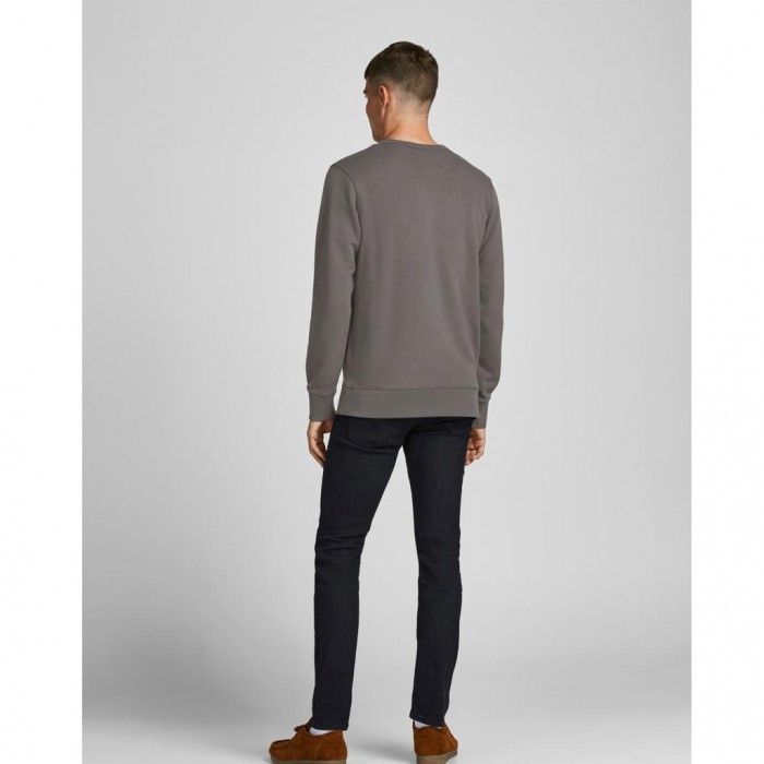 JACK & JONES JJEORGANIC BASIC SWEAT CREW NECK NOOS GREY