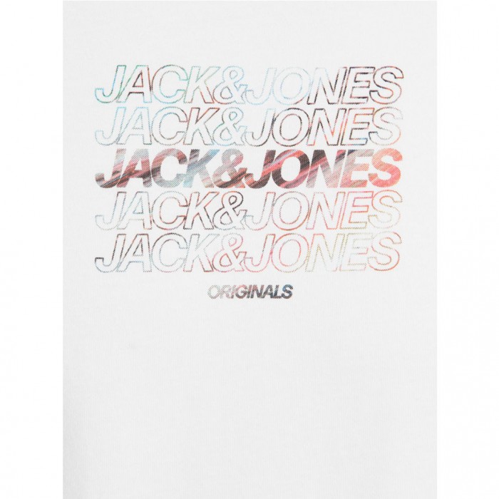 JACK & JONES ΑΝΔΡΙΚΟ ΜΑΚΡΥΜΑΝΙΚΟ ΛΕΥΚΟ