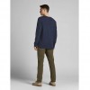 JACK & JONES JERSEY LONG-SLEEVED T-SHIRT BLUE