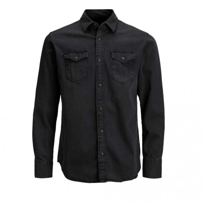 JACK & JONES DENIM SHIRT BLACK