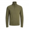 JACK & JONES HIGH NECK KNITTED PULLOVER ΧΑΚΙ