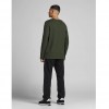 JACK & JONES JERSEY LONG-SLEEVED T-SHIRT FOREST NIGHT