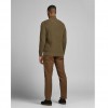 JACK & JONES KNITTED ROLL NECK BEIGE / DARK COAT KHAKI