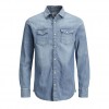 JACK & JONES DENIM SHIRT BLUE