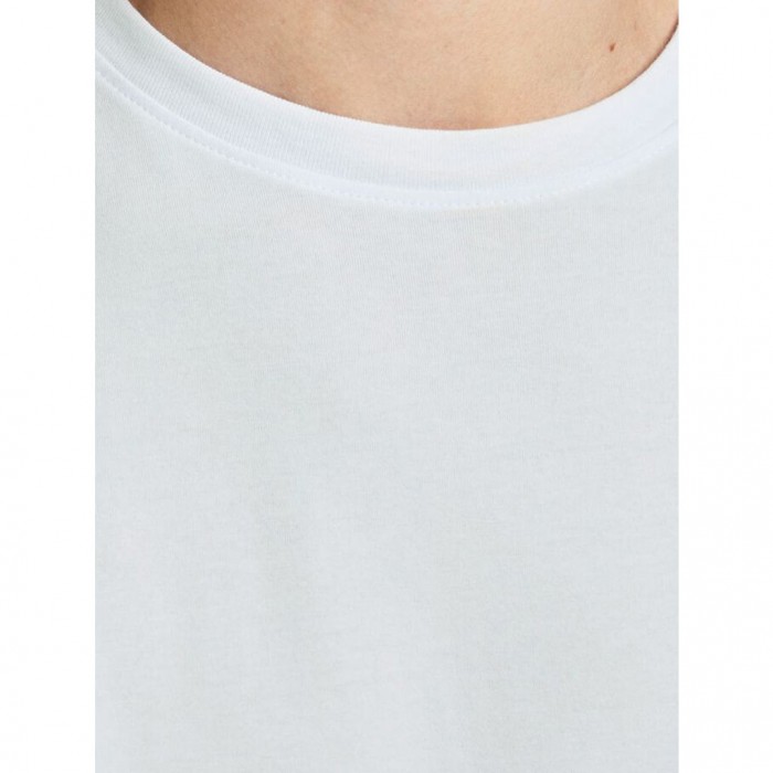 JACK & JONES ORGANIC COTTON T-SHIRT ΛΕΥΚΟ