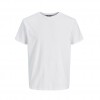 JACK & JONES ORGANIC COTTON T-SHIRT ΛΕΥΚΟ