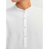 JACK & JONES JJESUMMER TUNIC LINEN BLEND SHIRT LS SN WHITE