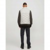 JACK & JONES QUILTED GILET WHITE