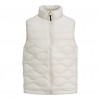 JACK & JONES QUILTED GILET WHITE