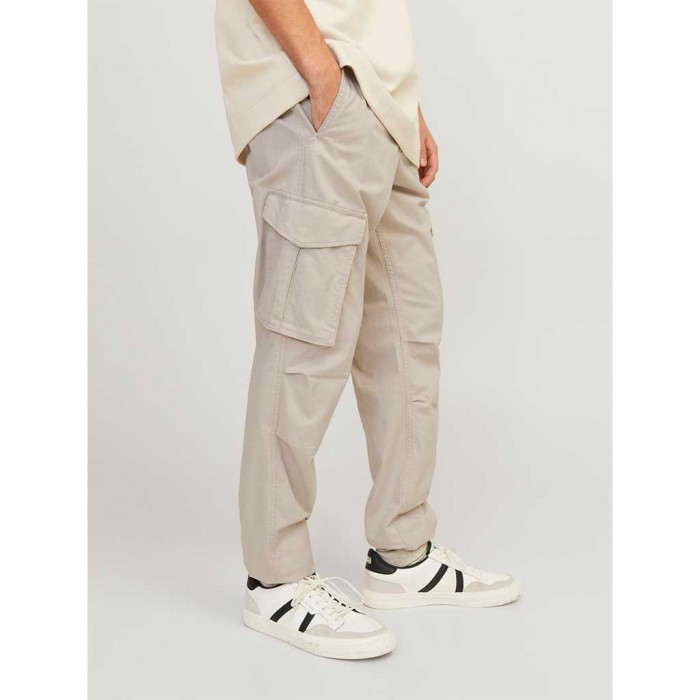 JACK & JONES JPSTKANE JJNOAH CUFFED CARGO NOOS BEIGE