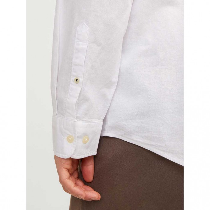 JACK & JONES JJEOXFORD SHIRT LS NOOS WHITE