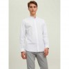 JACK & JONES JJJOE SHIRT LS PLAIN MAO WHITE