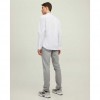 JACK & JONES JJJOE SHIRT LS PLAIN MAO WHITE