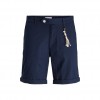 JACK & JONES  JPSTSKY JJLINEN SHORTS AKM SN NAVY BLAZER