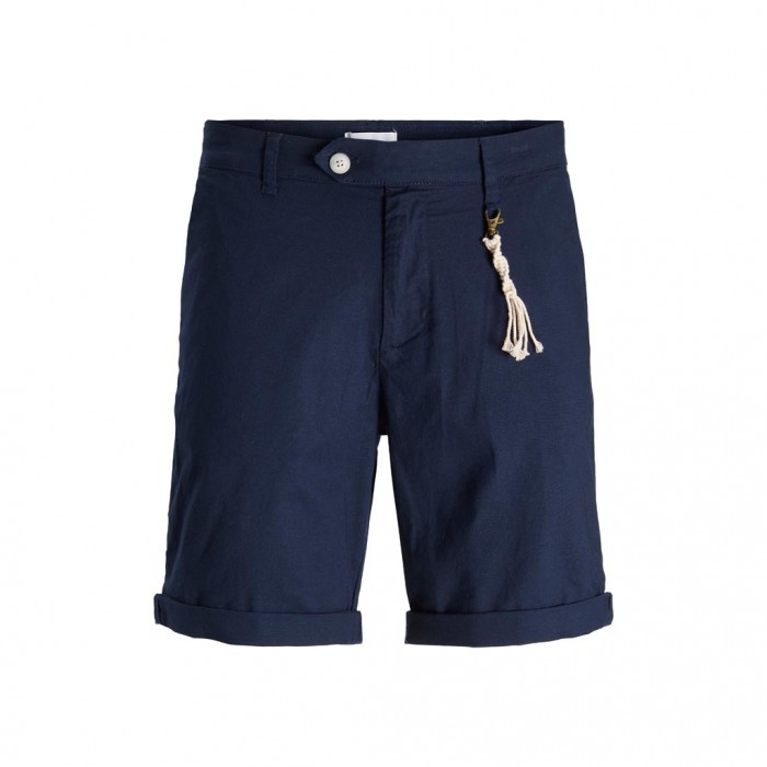 JACK & JONES  JPSTSKY JJLINEN SHORTS AKM SN NAVY BLAZER