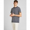 JACK & JONES  JPRBLUMAURO SS STRIPE TEE CREW NECK BLUE