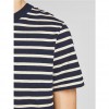 JACK & JONES  JPRBLUMAURO SS STRIPE TEE CREW NECK BLUE