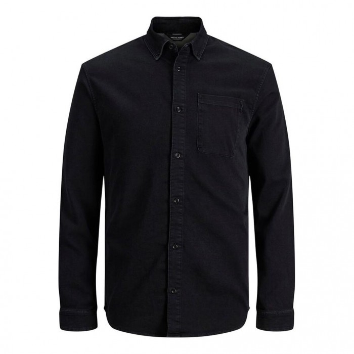 JACK & JONES RIGID DENIM SHIRT BLACK