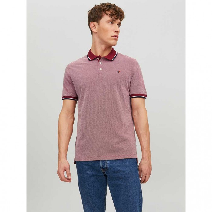 JACK & JONES JPRBLUWIN POLO SS NOOS RED