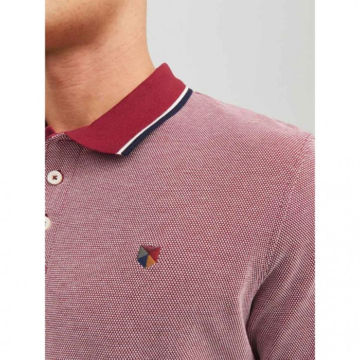 JACK & JONES JPRBLUWIN POLO SS NOOS RED