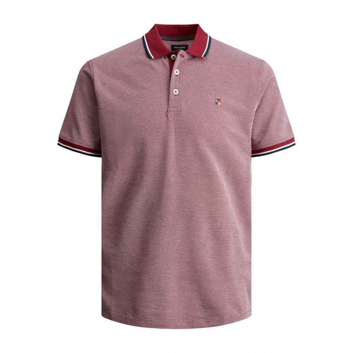 JACK & JONES JPRBLUWIN POLO SS NOOS RED