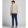 JACK & JONES  JJERUSH HARRINGTON BOMBER NOOS BEIGE