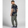 JACK & JONES JPRBLATROPIC AOP SS TEE CREW NECK SN BLUE