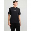 JACK & JONES  JJTAKA TEE SS CREW NECK BLACK