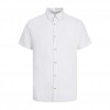 JACK & JONES  JJPIERRE SLUB SHIRT SS WHITE