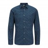 JACK & JONES JJJOE PRINT SHIRT LS SS25 BLUE