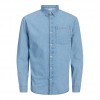 JACK & JONES JJICREEK JJSHIRT L/S AKM 596 NOOS LIGHT BLUE