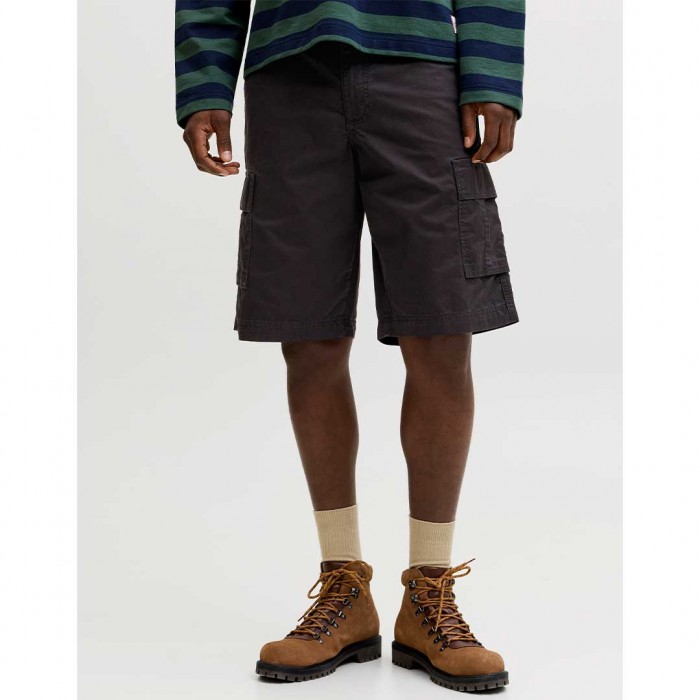 JACK & JONES JPSTCOLE MATTY CARGO SHORT MID BLACK
