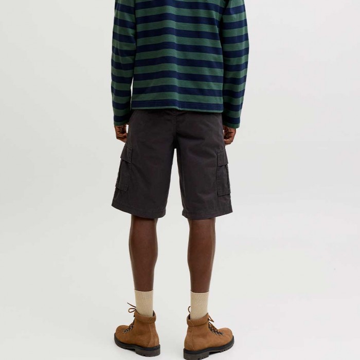 JACK & JONES JPSTCOLE MATTY CARGO SHORT MID BLACK