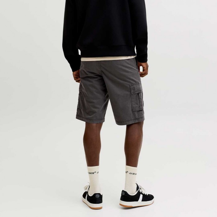 JACK & JONES JPSTCOLE MATTY CARGO SHORT MID DARK GREY