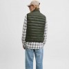 JACK & JONES JJEBRADLEY LIGHT BODYWARMER COLLAR NOOS GREEN JACK & JONES JJEBRADLEY LIGHT BODYWARMER COLLAR NOOS GREEN