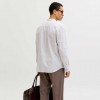 JACK & JONES JJESUMMER LINEN BLEND BAND SHIRT L/S SN BEIGE JACK & JONES JJESUMMER LINEN BLEND BAND SHIRT L/S SN BEIGE