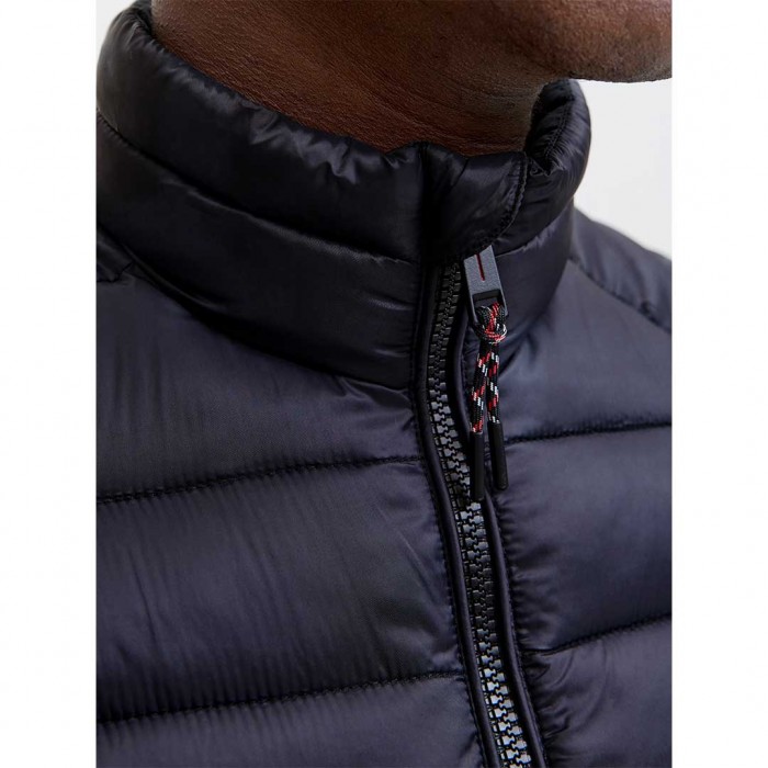 JACK & JONES JJEBRADLEY LIGHT BODYWARMER COLLAR NOOS BLACK