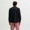 JACK & JONES JJEBREEZE LINEN BLEND SHIRT L/S SN BLACK JACK & JONES JJEBREEZE LINEN BLEND SHIRT L/S SN BLACK