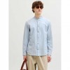 JACK & JONES JJESUMMER LINEN BLEND BAND SHIRT L/S SN CELESTIAL BLUE