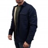 JACK & JONES  JCOBEN CLASSIC TEDDY OVERSHIRT L/S - NAVY BLAZER