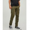 JACK & JONES ACE TUCKER CARGO TROUSERS GREEN / OLIVE NIGHT