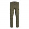 JACK & JONES ACE TUCKER CARGO TROUSERS GREEN / OLIVE NIGHT