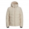 JACK & JONES HOODED PUFFER JACKET WHITE / MOONBEAM