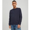 JACK & JONES  JPRCC PIMA SWEAT CREW NECK BLUE